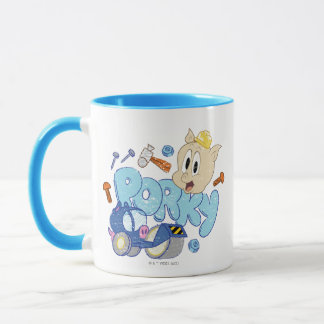 BUGS BUNNY BUILDERS™| Porky Sketch Art Tasse