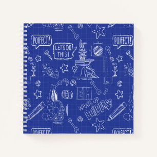 BUGS BUNNY BUILDERS™ Sketch Blueprint Muster Notizbuch