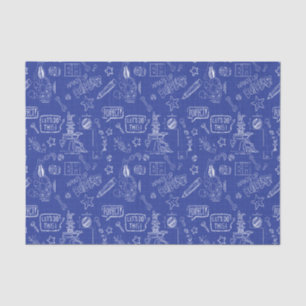 BUGS BUNNY BUILDERS™ Sketch Blueprint Muster Seidenpapier