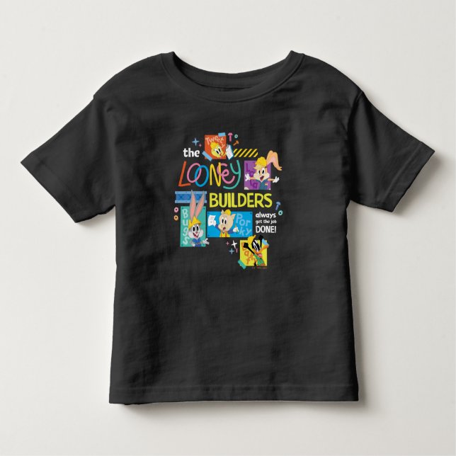 BUGS BUNNY BUILDERS™| The Looney Builders Collage Kleinkind T-shirt (Vorderseite)