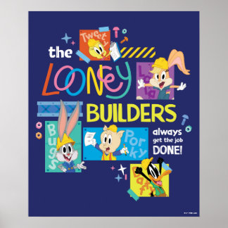 BUGS BUNNY BUILDERS™| The Looney Builders Collage Poster