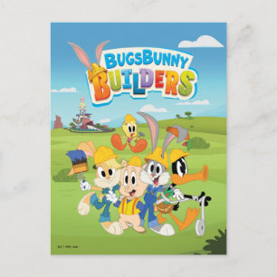 BUGS BUNNY BUILDERS™  The Looney Builders Group Postkarte