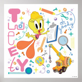 BUGS BUNNY BUILDERS™| TWEETY™-Arbeitstools Poster