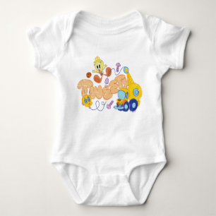 BUGS BUNNY BUILDERS™ TWEETY™ Sketch Art Baby Strampler