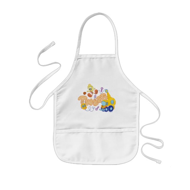 BUGS BUNNY BUILDERS™| TWEETY™ Sketch Art Kinderschürze (Vorne)