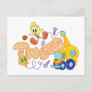 BUGS BUNNY BUILDERS™  TWEETY™ Sketch Art Postkarte