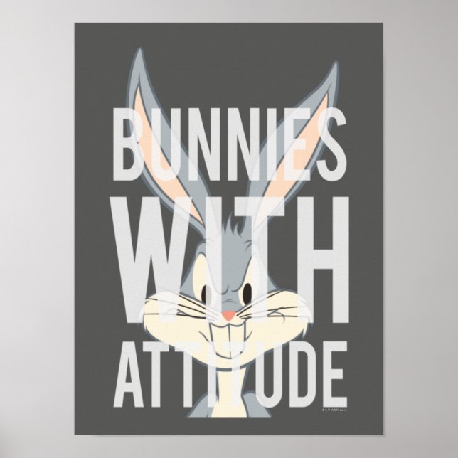 BUGS BUNNY™ Bunnies mit Einstellung Poster (Vorne)