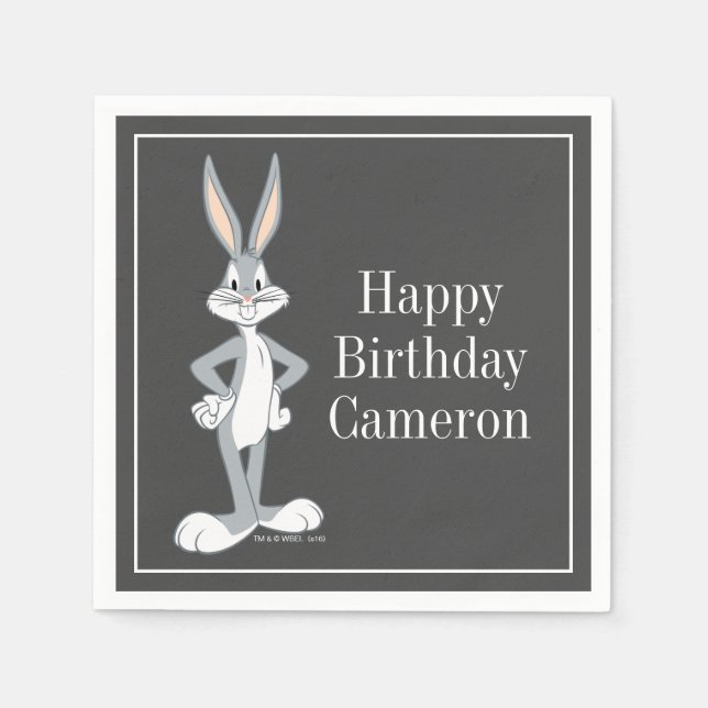 BUGS BUNNY™ | Bunny Stare Serviette (Vorderseite)