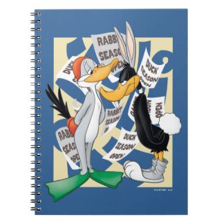 BUGS BUNNY™ & DAFFY DUCK™ Bereit für die Jagdsaiso Notizblock