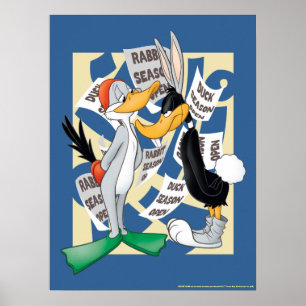 BUGS BUNNY™ & DAFFY DUCK™ Bereit für die Jagdsaiso Poster