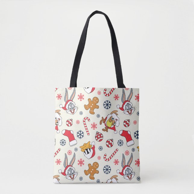 BUGS BUNNY™, DAFFY DUCK™ & Lola Weihnachtsmuster (Vorderseite)