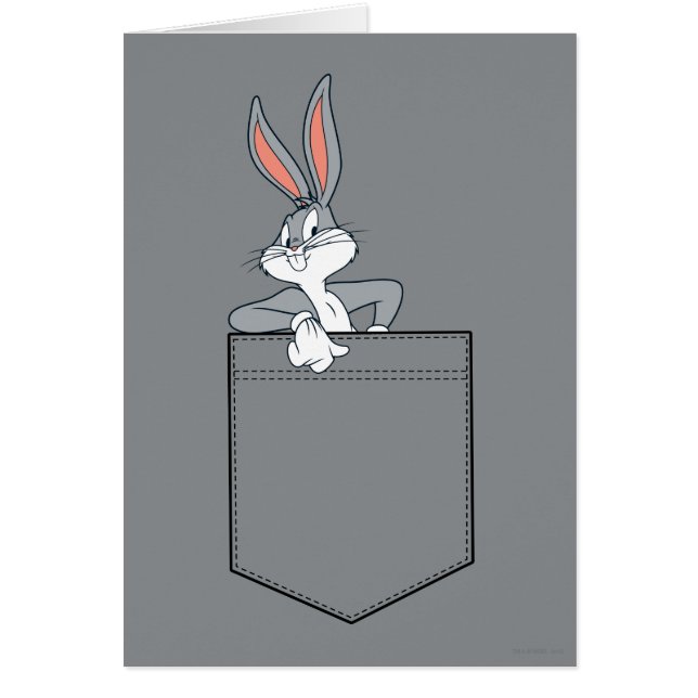 BUGS BUNNY™, die in Pocket ausgetauscht werden (Vorne)