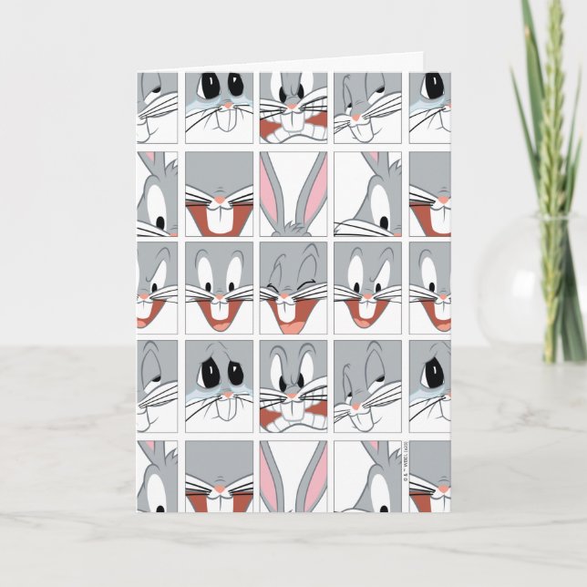 BUGS BUNNY™ Expression Blocks Karte (Vorderseite)