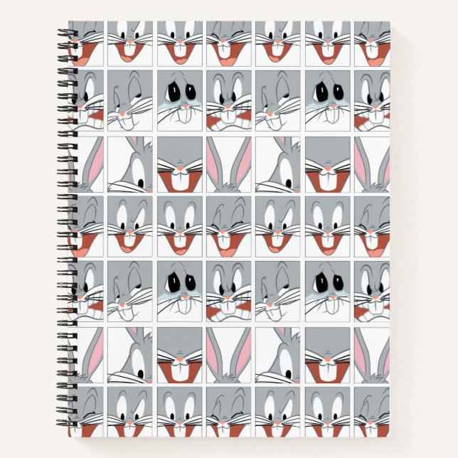 BUGS BUNNY™ Expression Blocks Notizbuch (Vorderseite)