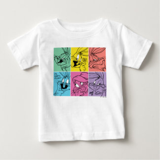 BUGS BUNNY™ Farbblockausdrücke Baby T-shirt
