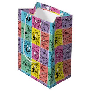 BUGS BUNNY™ Farbblockausdrücke Mittlere Geschenktüte