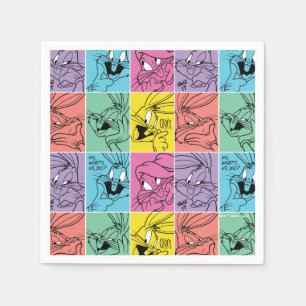 BUGS BUNNY™ Farbblockausdrücke Serviette