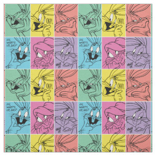 BUGS BUNNY™ Farbblockausdrücke Stoff