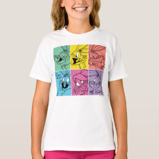 BUGS BUNNY™ Farbblockausdrücke T-Shirt