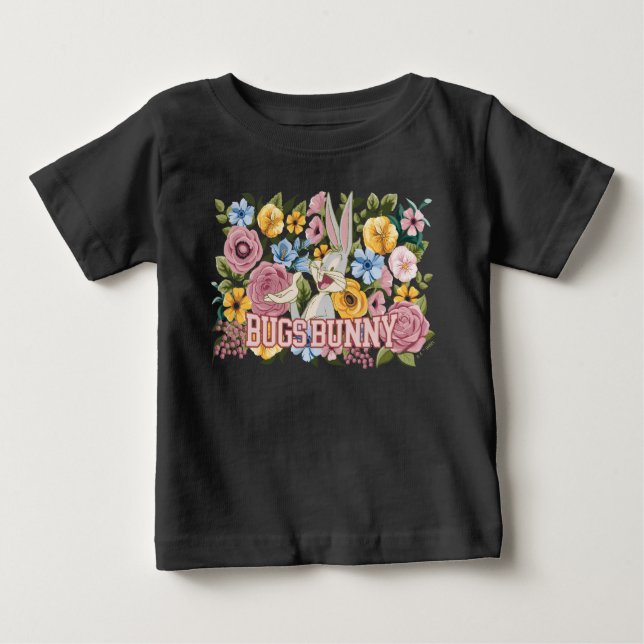 BUGS BUNNY™ Floral Embroidery Graphic Baby T-shirt (Vorderseite)