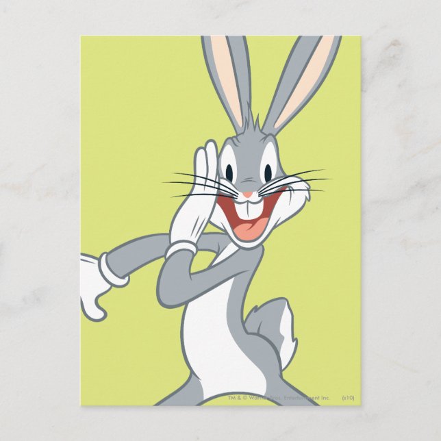 BUGS BUNNY™ Flüstern 2 Postkarte (Vorderseite)