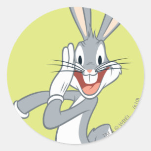BUGS BUNNY™ Flüstern 2 Runder Aufkleber