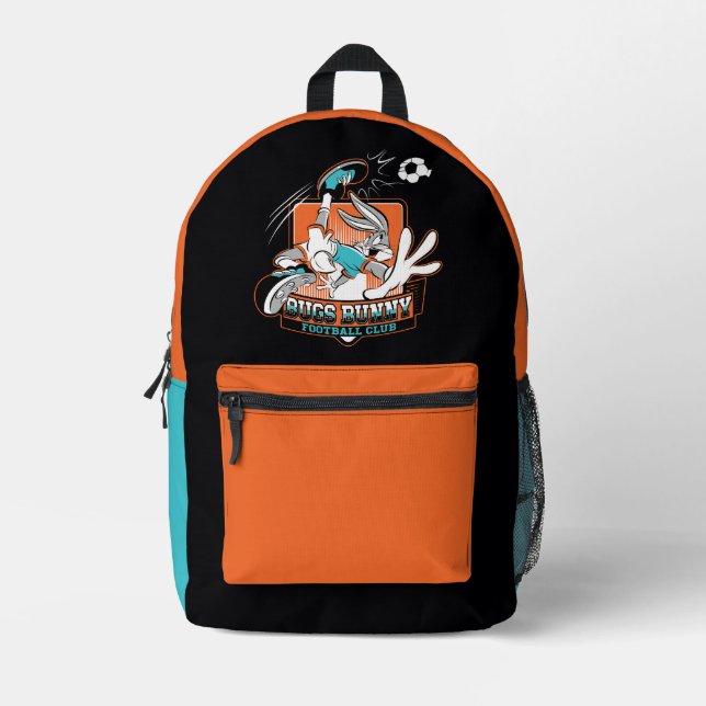 BUGS BUNNY™ Football Club Badge Bedruckter Rucksack (Vorderseite)
