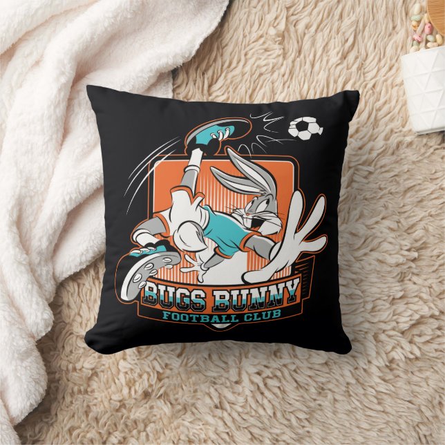 BUGS BUNNY™ Football Club Badge Kissen (Decke)