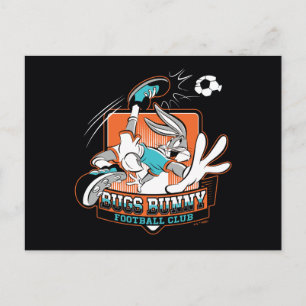 BUGS BUNNY™ Fußballclub-Abzeichen Postkarte