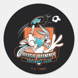 BUGS BUNNY™ Fußballclub-Abzeichen Runder Aufkleber