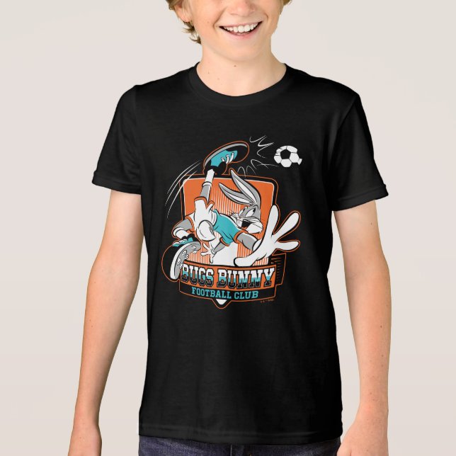 BUGS BUNNY™ Fußballclub-Abzeichen Tri-Blend Shirt (Vorderseite)