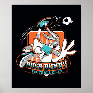 BUGS BUNNY™ Fußballverein-Abzeichen Poster