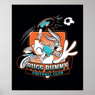BUGS BUNNY™ Fußballverein-Abzeichen Poster