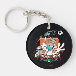 BUGS BUNNY™ Fußballverein Emblem Schlüsselanhänger
