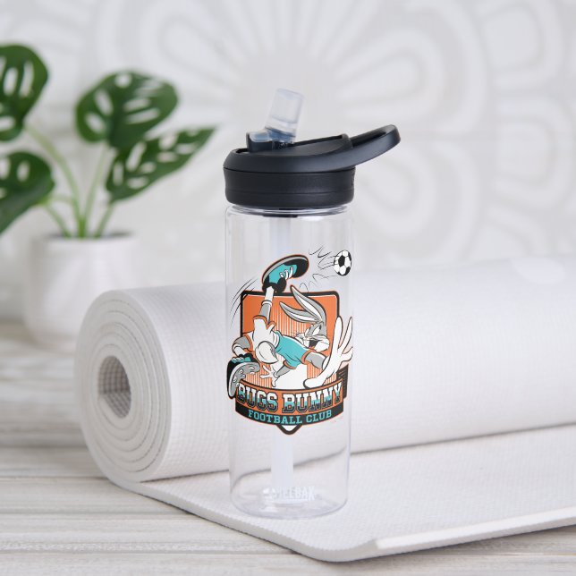 BUGS BUNNY™ Fußballverein-Emblem Trinkflasche (Yoga)