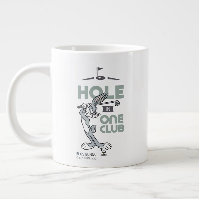 BUGS BUNNY™ Golfspielen - Loch in einem Club Jumbo-Tasse (Links)