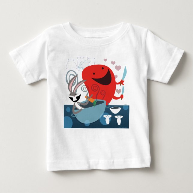 BUGS BUNNY™ & Gossamer Whimsical Meal Prep Baby T-shirt (Vorderseite)