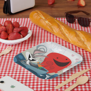 BUGS BUNNY™ & Gossamer Whimsical Meal Prep Pappteller