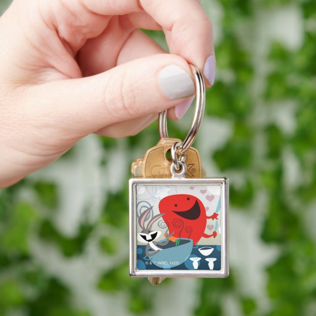 BUGS BUNNY™ & Gossamer Whimsical Meal Prep Schlüsselanhänger (Hand)