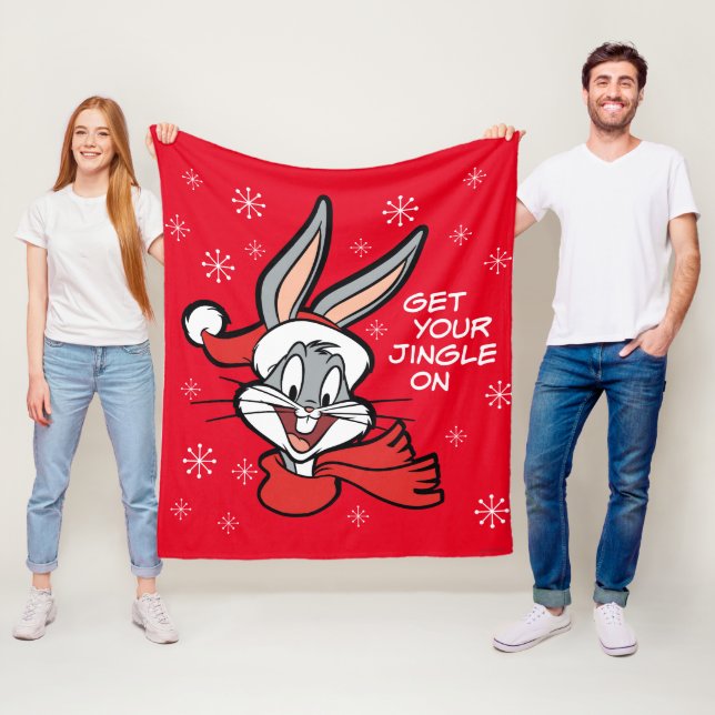 BUGS BUNNY™ Holiday Cheer Fleecedecke (Beispiel)