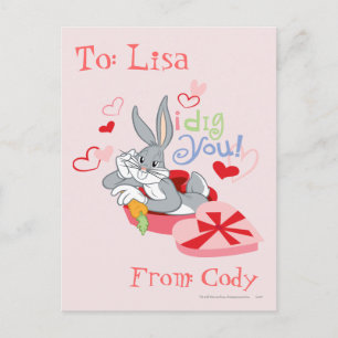 BUGS BUNNY™ I Dig You! Postkarte