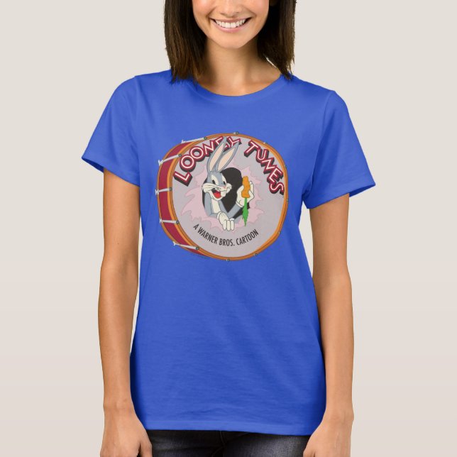 BUGS BUNNY™ INNERHALB VON LOONEY TUNES™ Drum T-Shirt (Vorderseite)