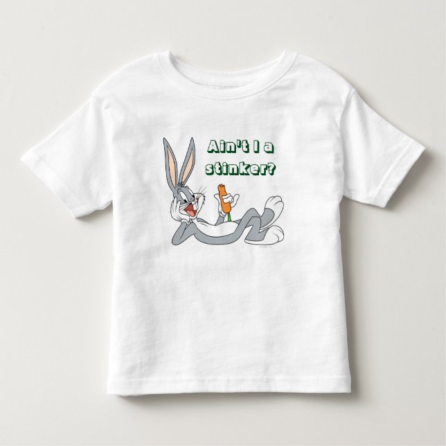 BUGS BUNNY™ Lay Down Eating Carrot Kleinkind T-shirt (Vorderseite)