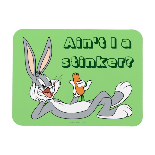 BUGS BUNNY™ Lay Down Eating Carrot Magnet (Horizontal)