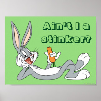 BUGS BUNNY™ Lay Down Eating Carrot Poster