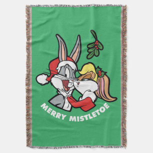 BUGS BUNNY™ & Lola "Merry Mistletoe" Decke
