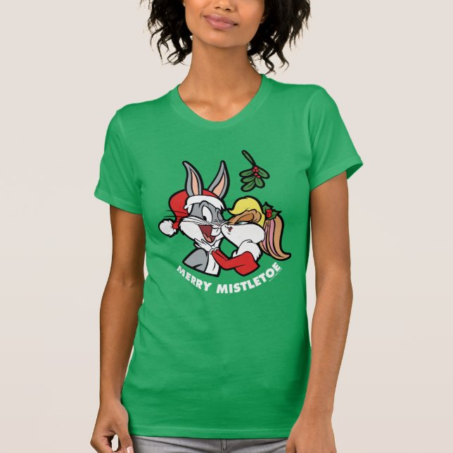 BUGS BUNNY™ & Lola "Merry Mistletoe" T-Shirt (Vorderseite)