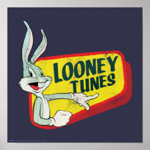 BUGS BUNNY™ LOONEY TUNES™ Retro-Patch Poster