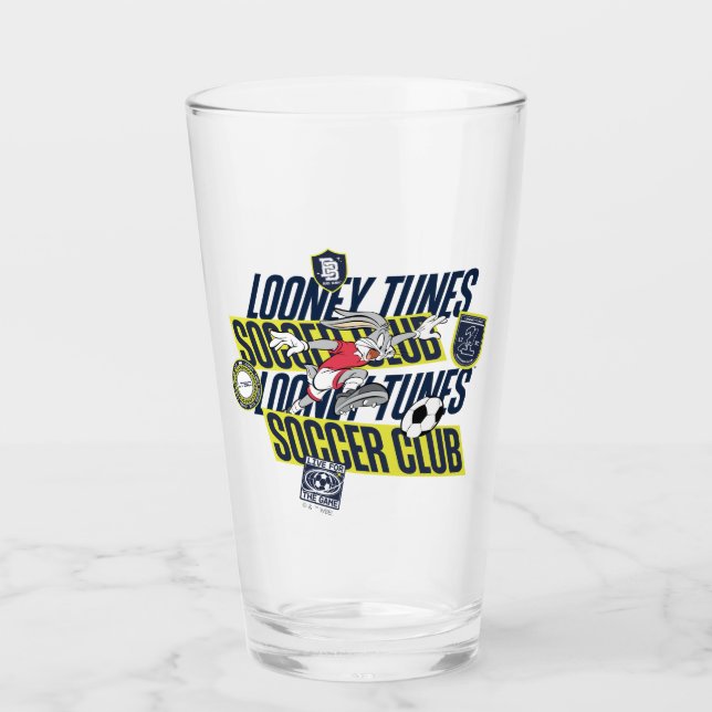BUGS BUNNY™ LOONEY TUNES™ Soccer Club Glas (Vorderseite)