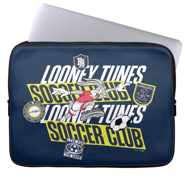 BUGS BUNNY™ LOONEY TUNES™ Soccer Club Laptopschutzhülle (Vorderseite)